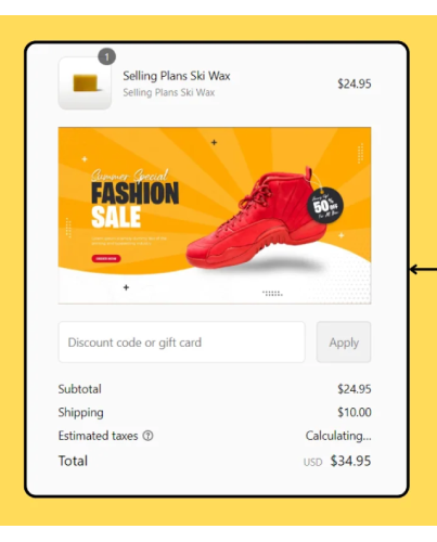 TSS Checkout Customization Shopify app